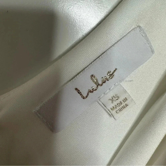 Lulus Thoughts Of Hue White Surplice Maxi Dress Size XS - Picture 6 of 10